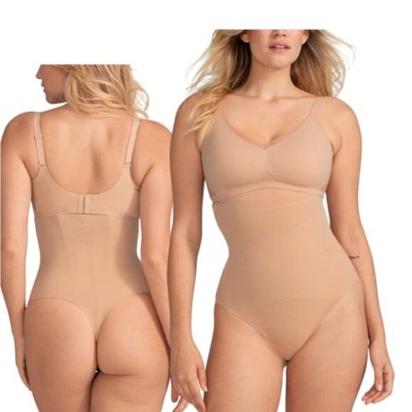 Honeylove SuperPower Thong Seamless Sculpting High-Waisted Side Boning XL NEW - Picture 3 of 10